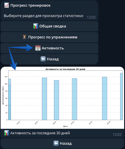 Скриншот расчёта калорий 17